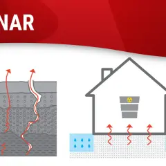 Webinar sobre cómo el gas radón puede infiltrarse en tu hogar desde el subsuelo.