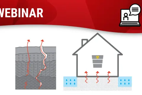 Webinar sobre cómo el gas radón puede infiltrarse en tu hogar desde el subsuelo.